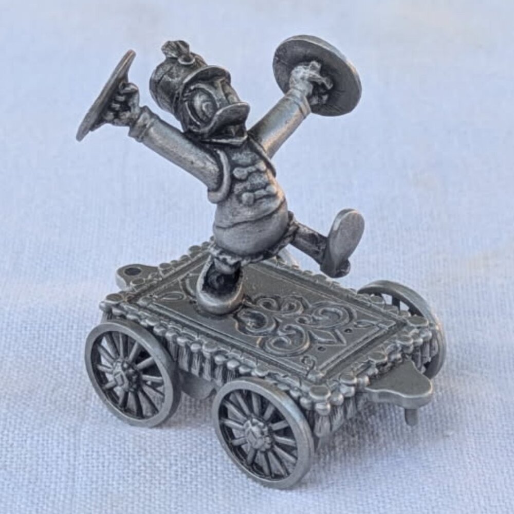 Walt Disney Railroad WDRR Pewter Train Donald Duck